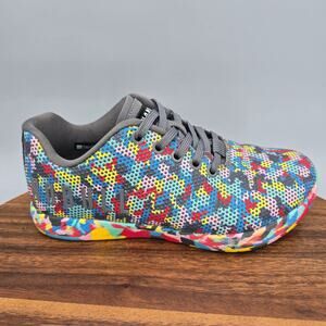 Nobull Shoes Womens 7 Multicolor Art Print Pride Gym Training Athletic Sneakers